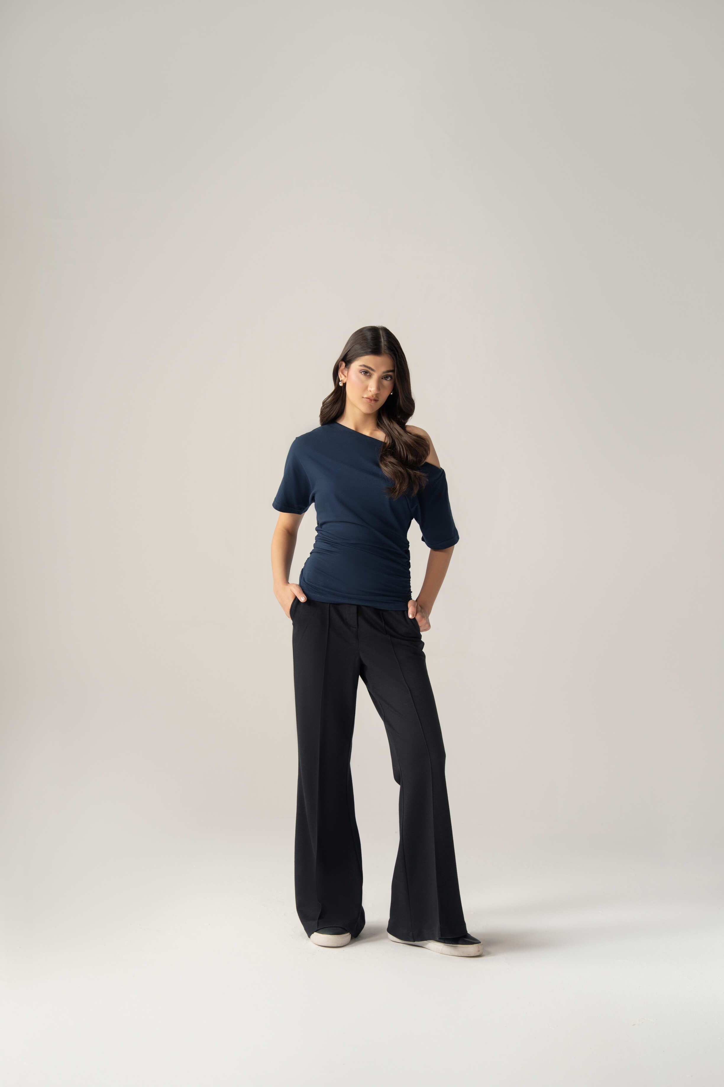 A-Symmetric Drape Shirt