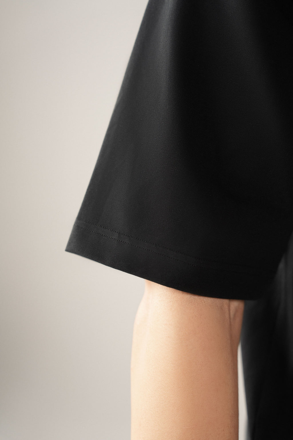 Black Oversized Cotton Tee