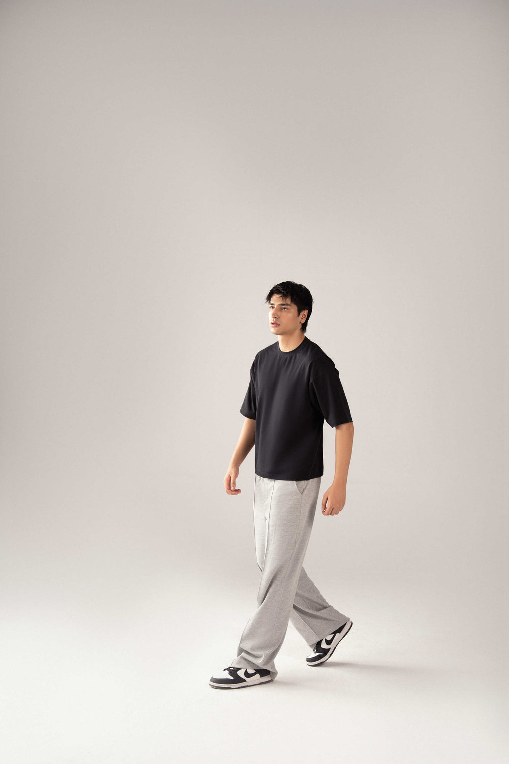 Black Oversized Cotton Tee