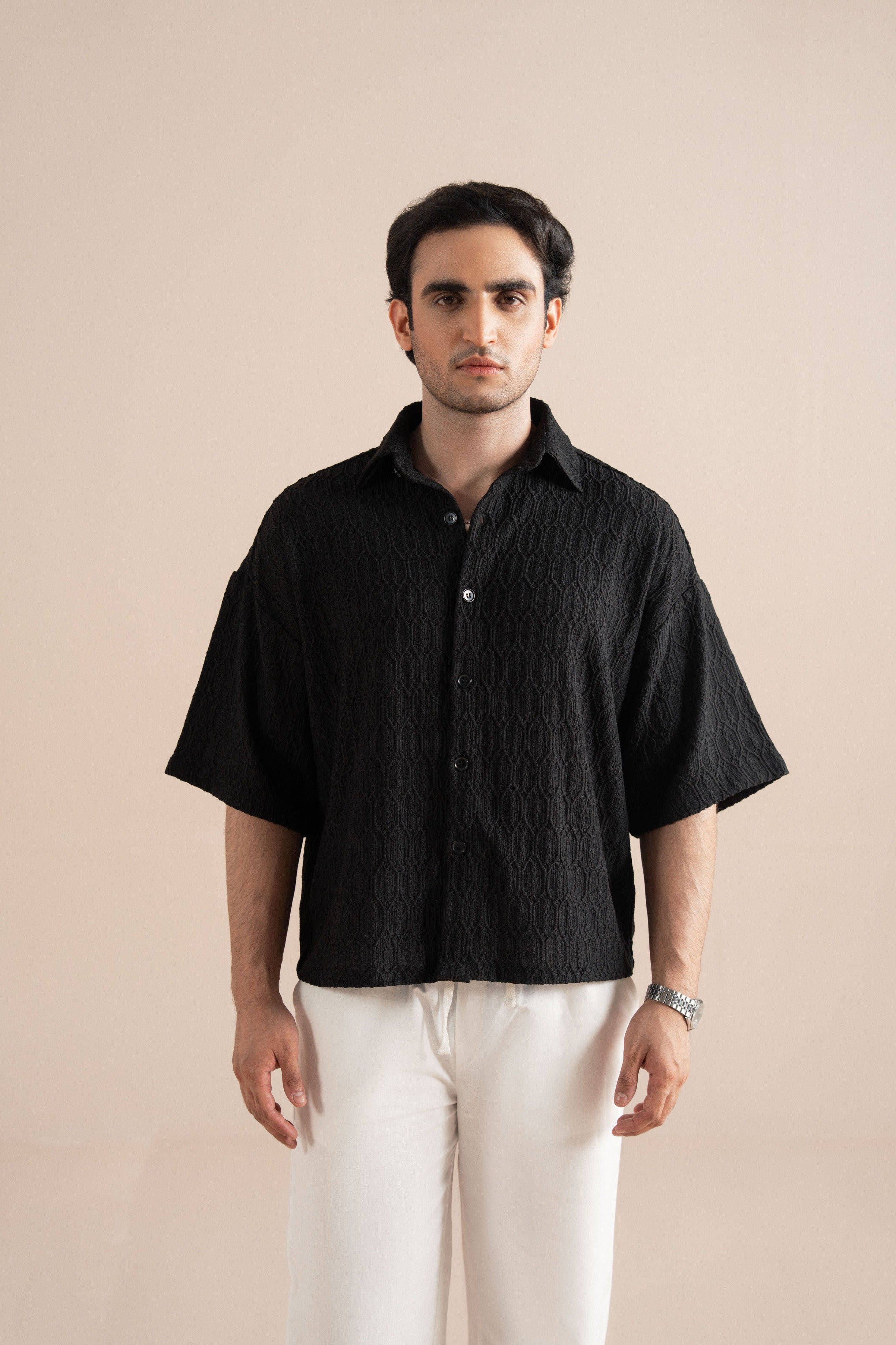 Boxy Embroided Shirt