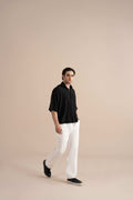 Cotton Linen Pleat Pants