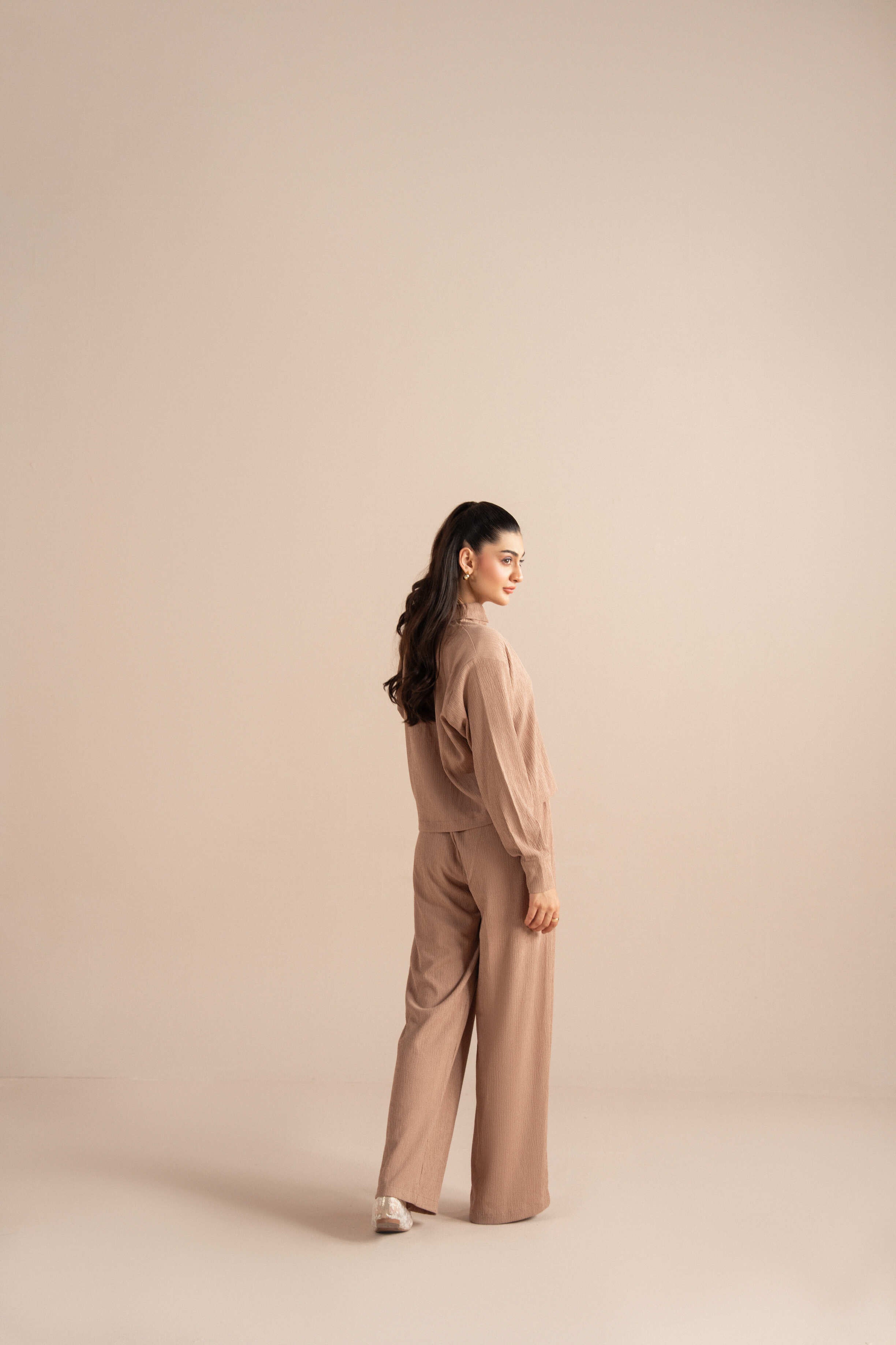 Crunchic Knit Button Down Set