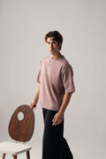 Lilac Oversized Cotton Tee
