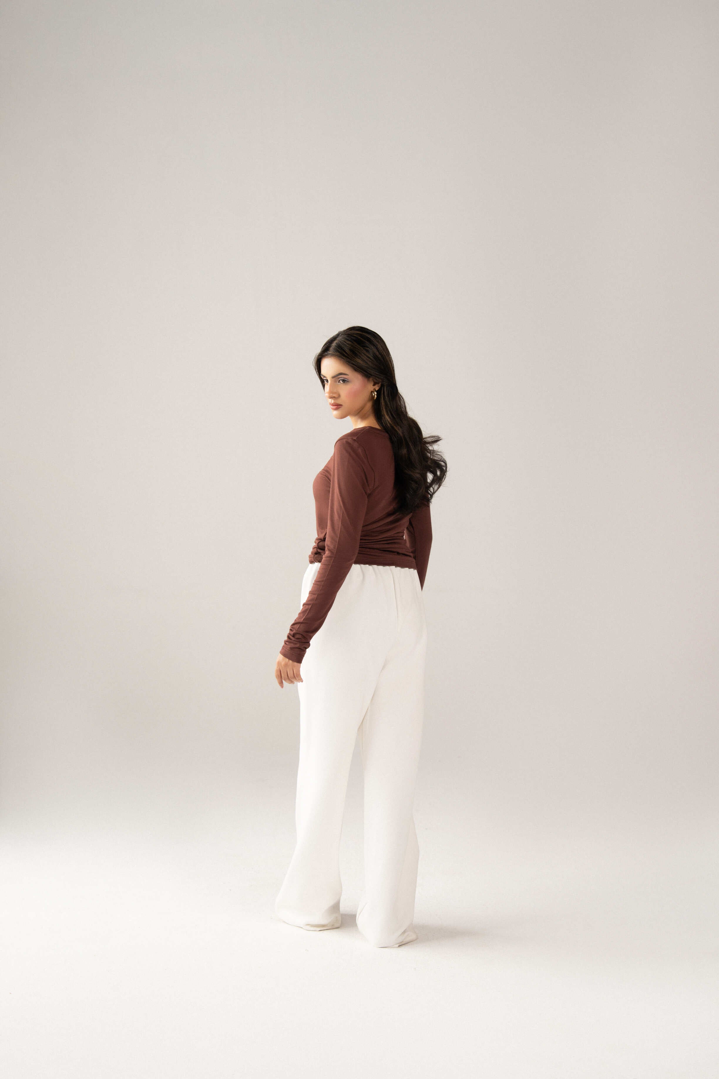 Straight Wide Leg Trouser
