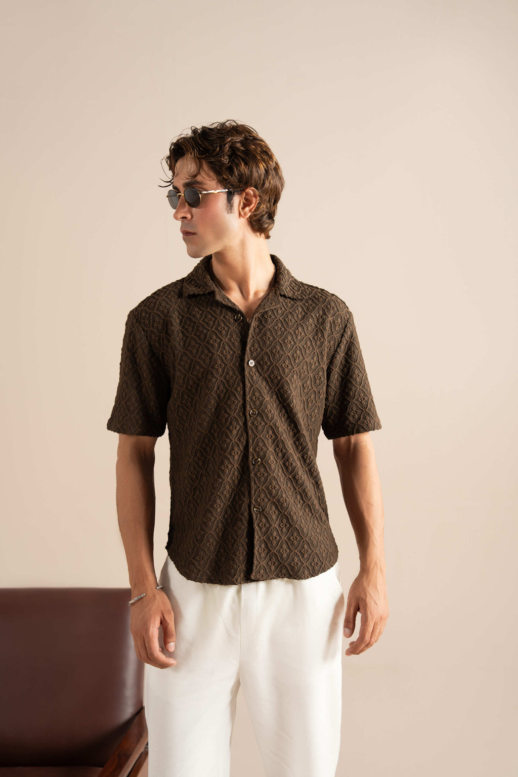 Self Textured Shirt