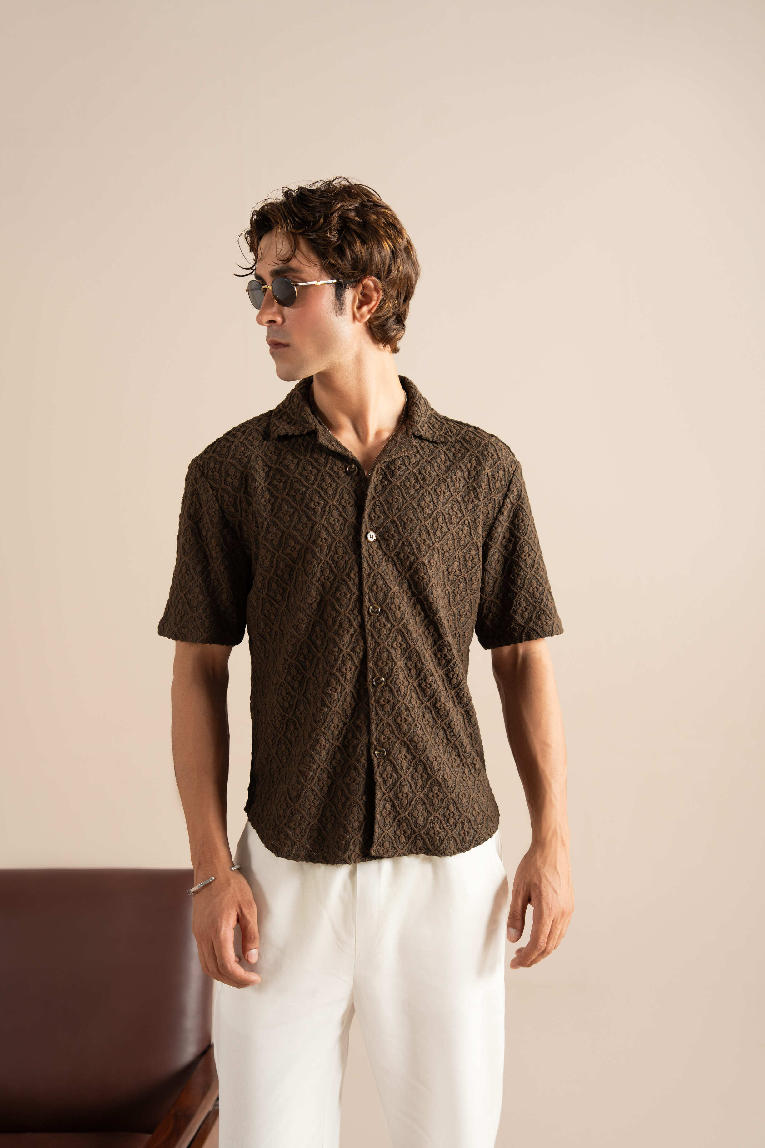 Self Textured Shirt