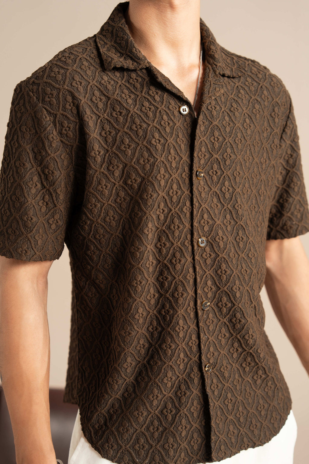 Self Textured Shirt