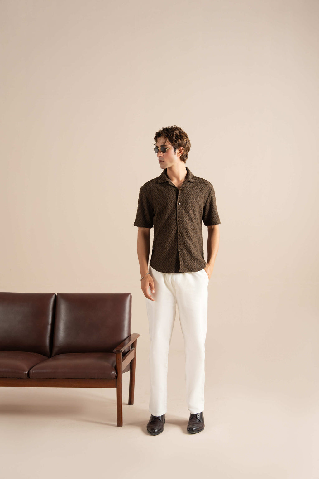 Self Textured Shirt