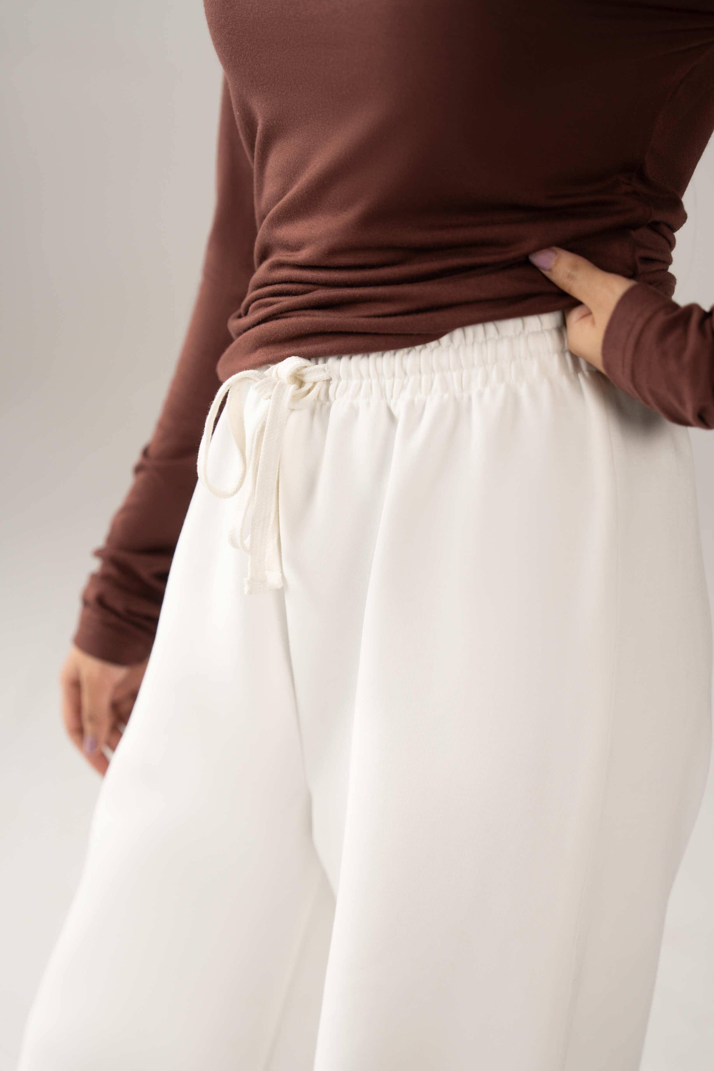 Straight Wide Leg Trouser