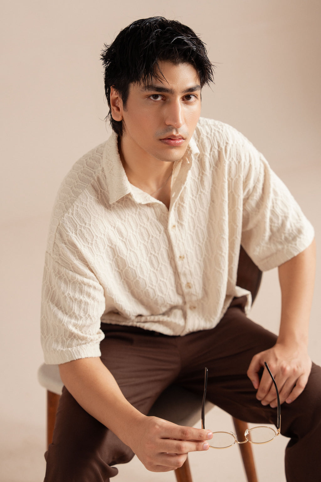 Summer Knit Button Down