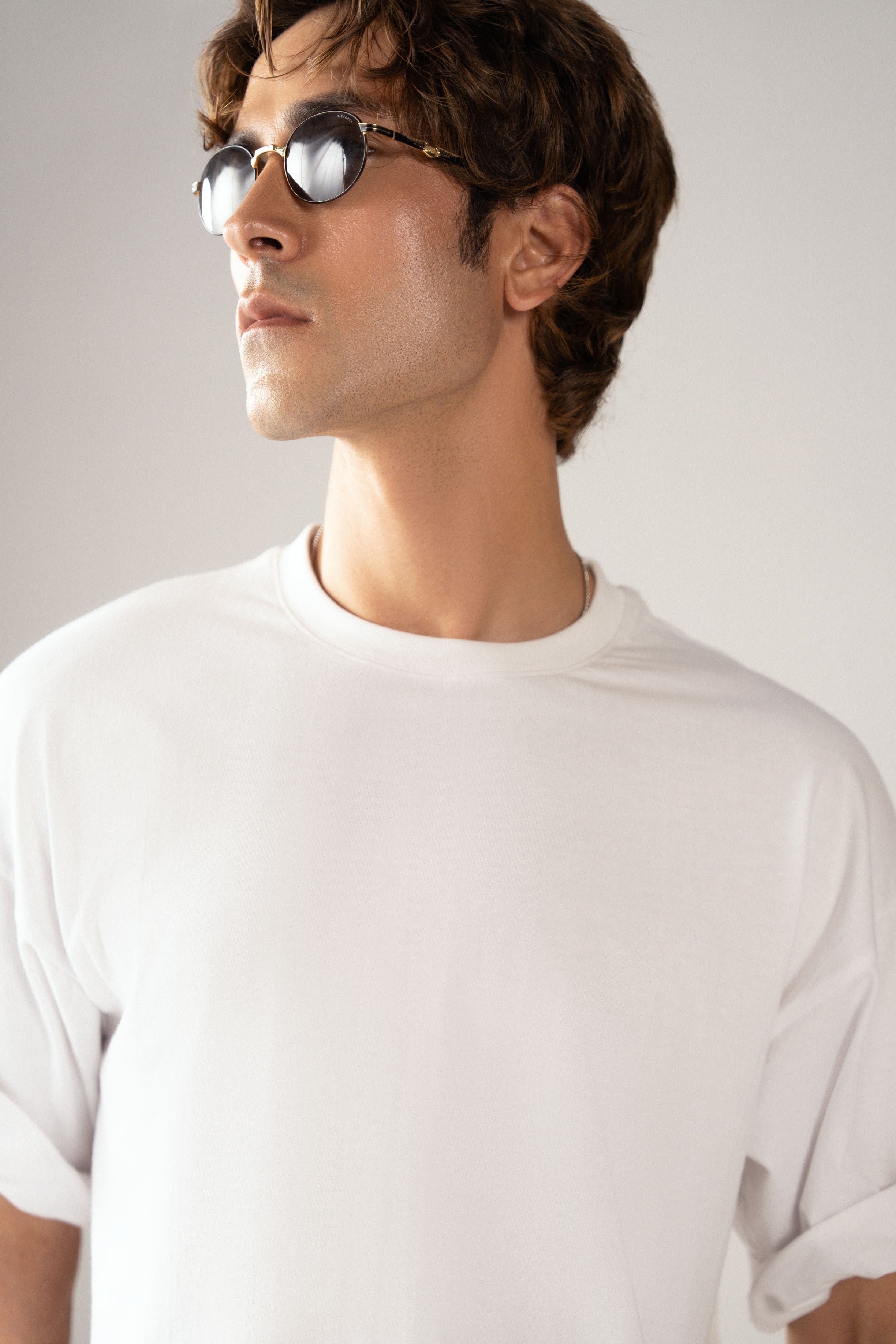 White Oversized Cotton Tee